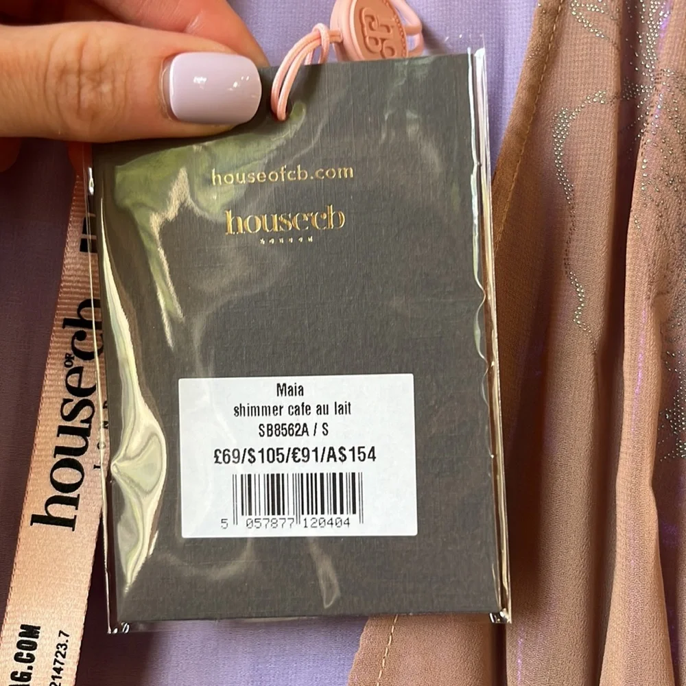 House of CB sheer georgette